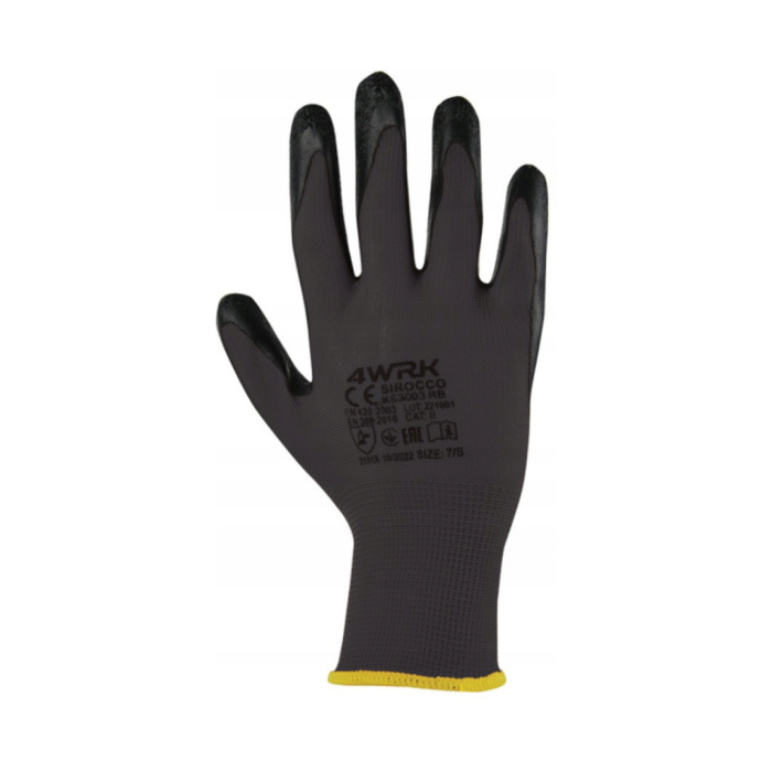 SIROCCO XKS3003 BB work gloves Black - Image 3