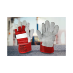FUJI XKS7104 WO Leather Gloves Red - Image 3