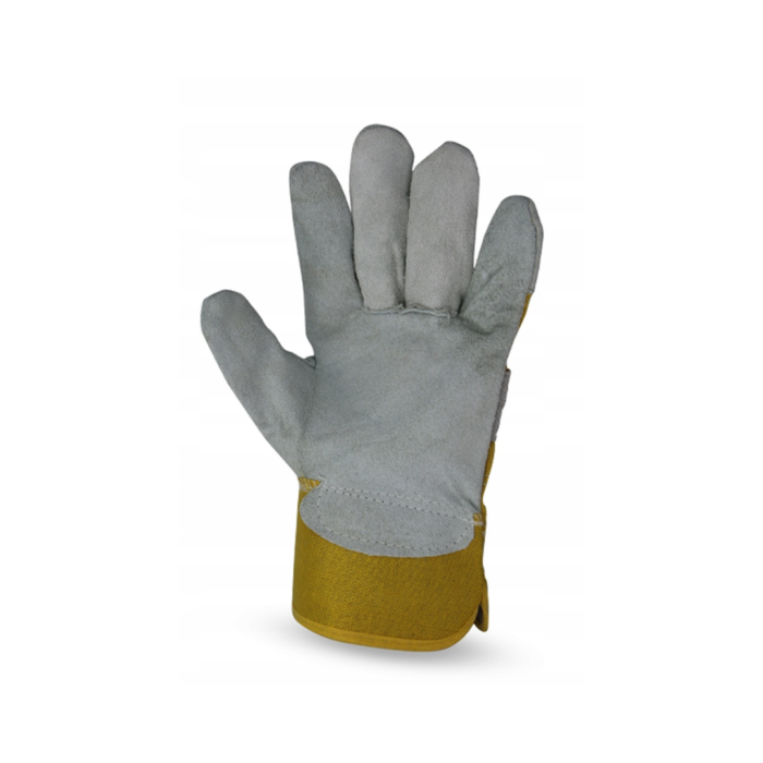 FUJI XKS7104 WO Leather Gloves Yellow - Image 3